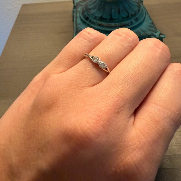 Pandora Infinite Sterling Silver Double-Facing Lab-grown Diamond Ring - Picture 3 of 7